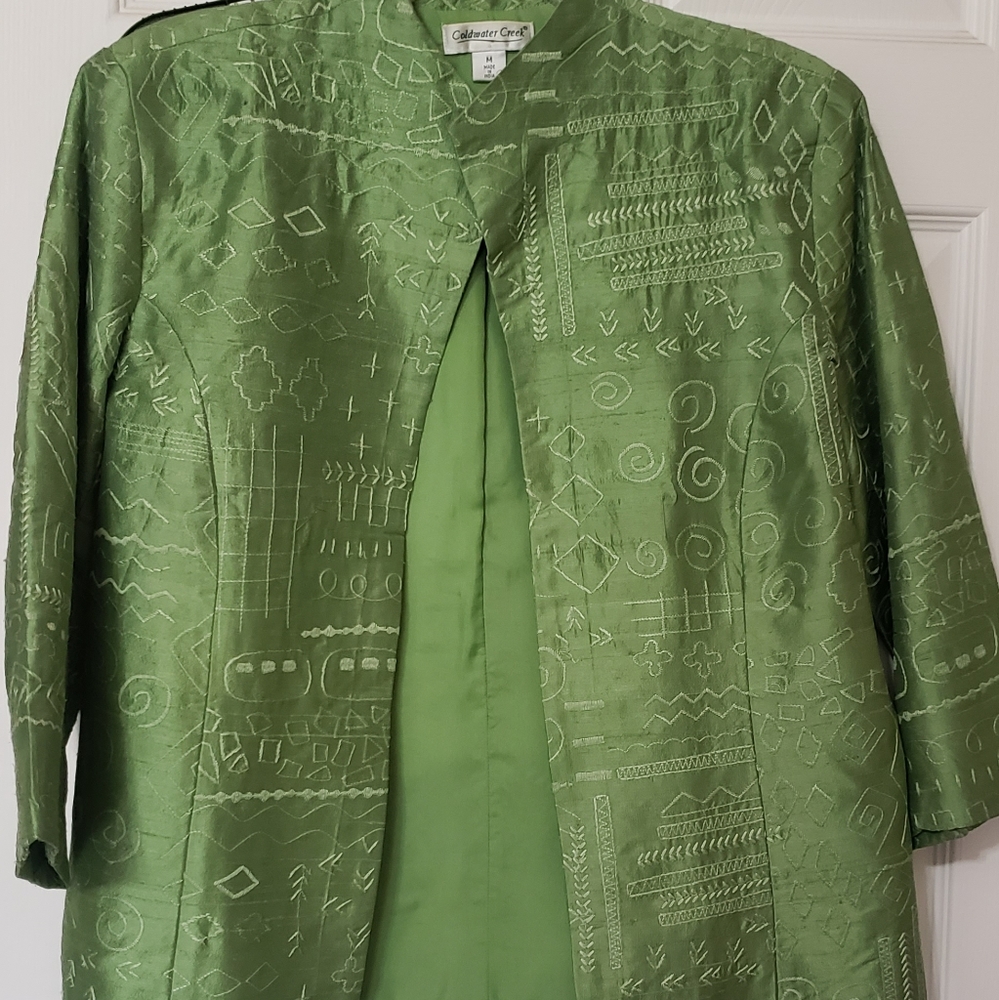 Coldwater Creek Green Jacket